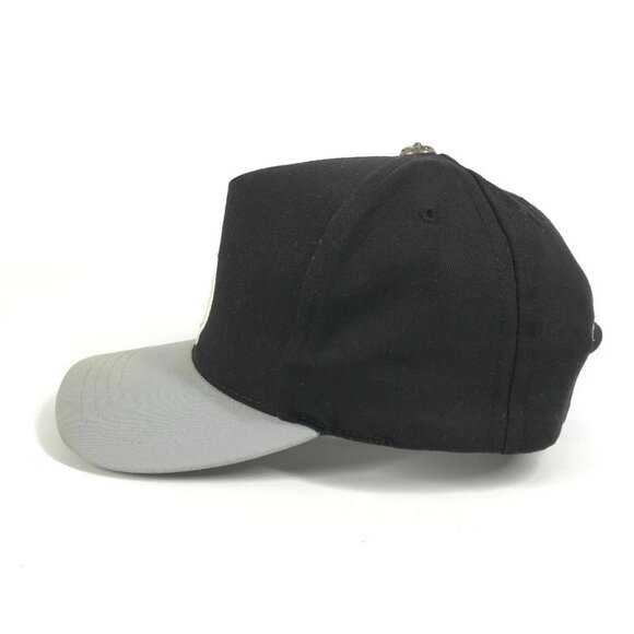 CHROME HEARTS CH logo Bicolor hat cap baseball cap cotton / polyester Black/gray - Picture 4 of 15